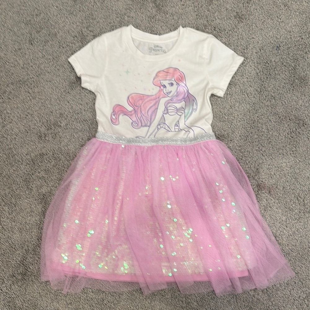 Disney Ariel Pink Tulle Skirt Dress